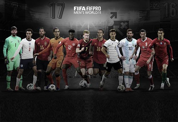 Daftar Tim Terbaik FIFAPro 2020, Liverpool & Munchen Mendominasi 1