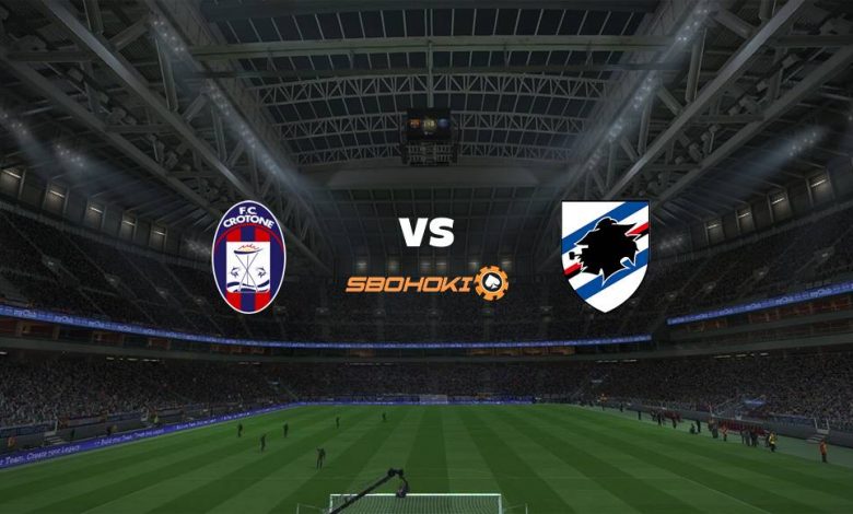 Live Streaming Crotone vs Sampdoria 21 April 2021 1